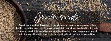 Ajwain Seeds Health Benefits Uses And Important Facts Potsandpans India