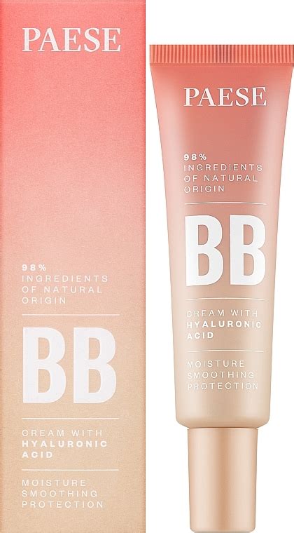 Paese BB Cream With Hyaluronig Acid BB Krem Med Hyaluronsyre MAKEUP