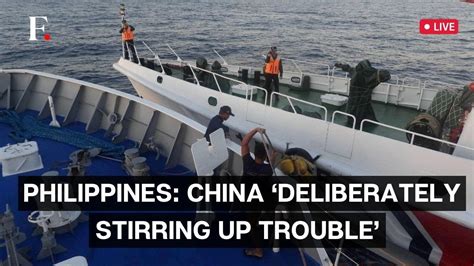 Live Philippines Task Force Briefs Media On Chinese Philippine Ships