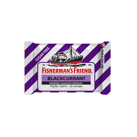 Fisherman S Friend Blackcurrant Flavour Lozenges G Cough Cold