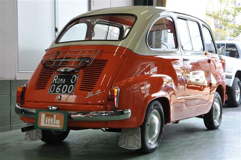 1962y Fiat600 Multipla Arancioracing Bianco