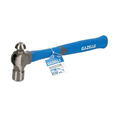 Aabtools Gazelle G Oz Ball Pein Hammer With Fiberglass Handle