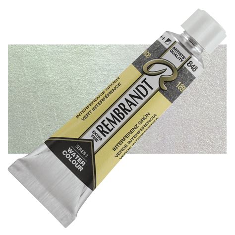 Rembrandt Artist Watercolors Interference Green Ml Tube Utrecht