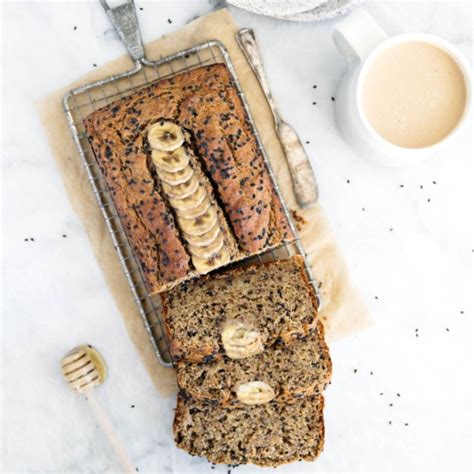 Healthy Honey Flax Tahini Banana Bread Ambitious Kitchen