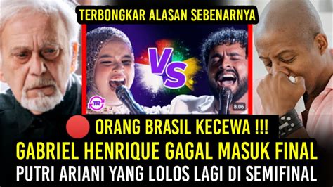 Orang Brasil Kecewa Gabriel Henrique Gagal Putri Ariani Lolos Lagi