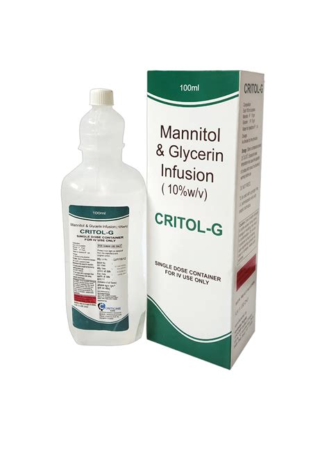 Mannitol And Glycerin Infusion Manufacturer Supplier And Pcd Franchise