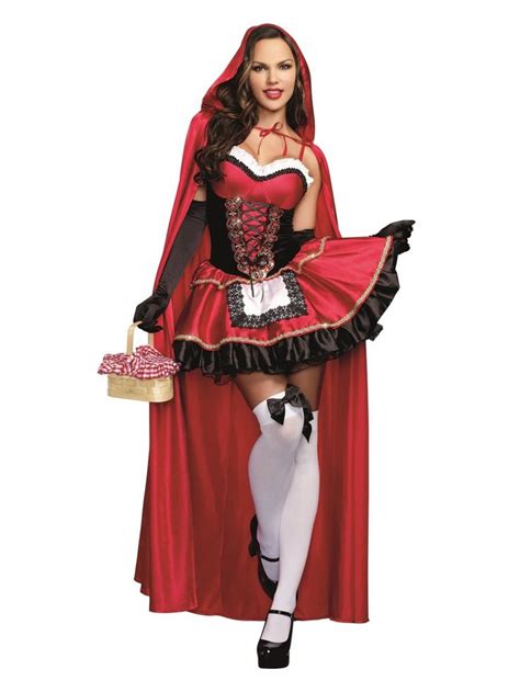 Little Red Ladies Red Costume Little Red Riding Hood Halloween Costume Little Red Riding