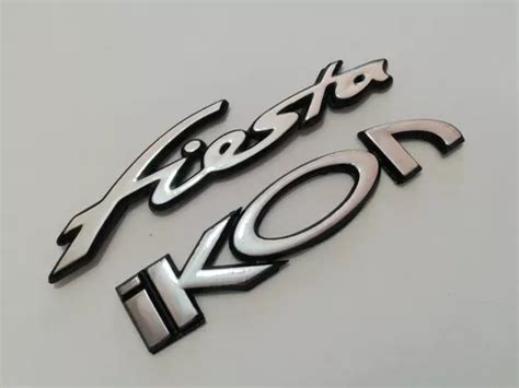 Emblemas Ford Fiesta Ikon Cromados Env O Gratis