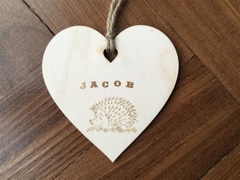 Personalised Customised Rustic Wooden Heart Plaque Room Etsy