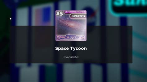 Roblox Space Tycoon Codes