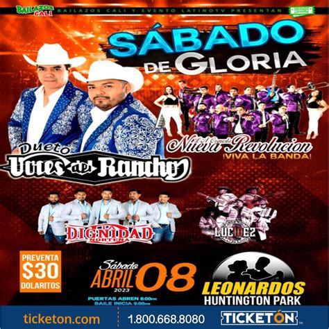 Dueto Voces De Rancho Tickets Los Angeles CA Leonardos De Huntington