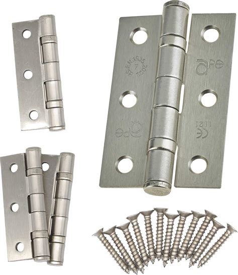 Eclipse Steel Ball Bearing Door Hinges 3 Inch 75mm Grade 7 Fire Rated