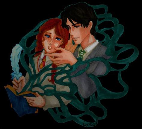 Tom Riddle and Ginny Weasley | Harry potter, Fan art, Harry potter anime