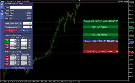 Trade Manager Mt4 Mt5 Whats New In Ver 3 34 Investsoft