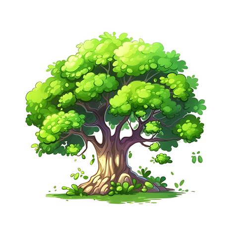 Illustration Of Trees Isolated On Background With 24786050 PNG