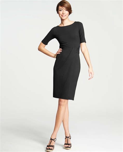 Ann Taylor At Dresses Twist Wrap Jersey Dress Jersey Dress