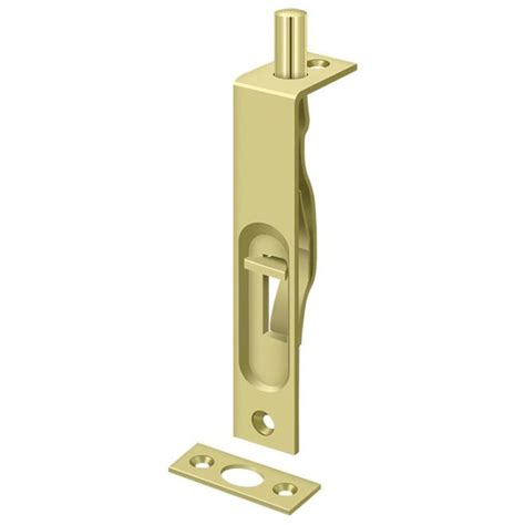 Deltana 4fbs 4 Inch Solid Brass Square Edge Heavy Duty Flush Bolt Buy Now