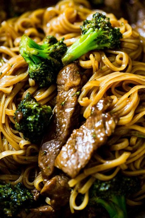 Asian Beef And Broccoli Noodles Beef And Broccoli Recipe Idea