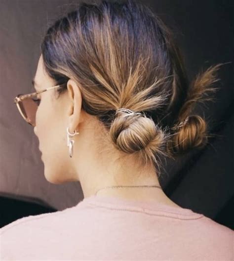 25 Cutest Two Bun Hairstyles For Women Hairstylecamp Two Buns