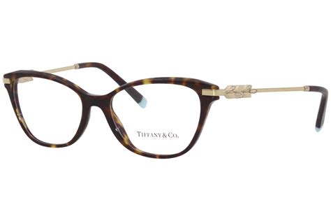 Tiffany And Co Tf2219b 8015 Eyeglasses Women S Havana Gold Full Rim 52 16 140