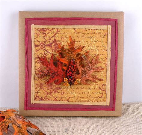 DIY Fall Gift Wrap Happy First Day Of Autumn Gina Tepper