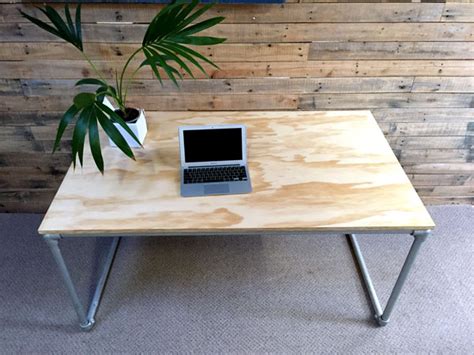 DIY Plywood Desk with Pipe Frame: Plans to Build Your Own | Simplified Building