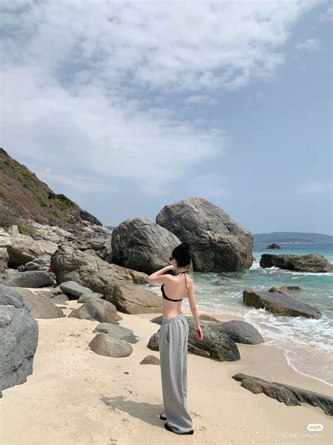 Pin Oleh Ulzzang C2 Di Girls Type Pose Pemotretan Foto Pantai