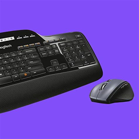 Logitech MK710 Wireless Keyboard and Mouse Combo — Includes Keyboard and Mouse, Stylish Design ...