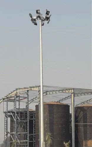 Aluminium Round Meter High Mast Lighting Pole For Highway At Rs