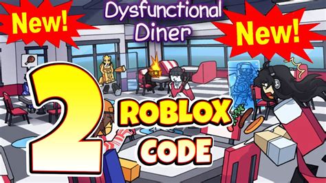 Dysfunctional Diner Roblox GAME ALL SECRET CODES ALL WORKING CODES