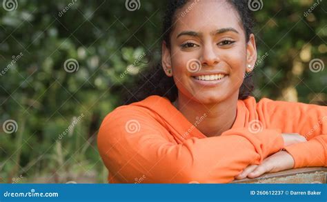 Beautiful Mixed Race African American Girl Biracial Teenager Young