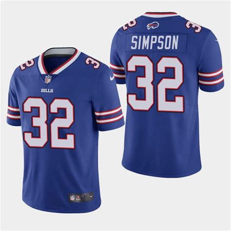 Buffalo Bills #32 O. J. Simpson Royal Stitched Limited Jersey