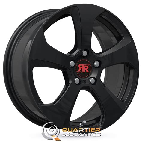 Jante Alu RACER FIVE 18 NOIRE 5x108 Quartier Des Jantes