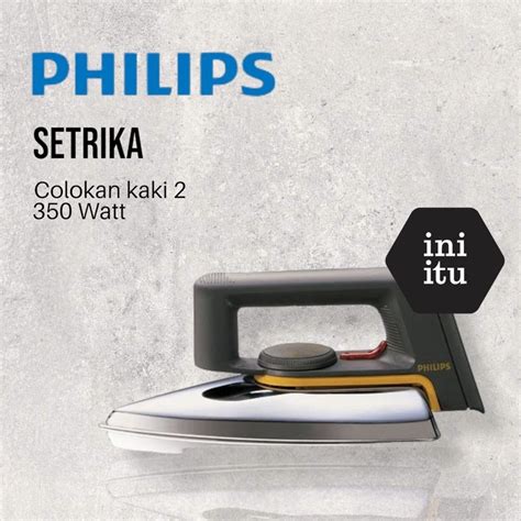 Jual Philips Setrika Gosokan Philips Hd Classic Dry Iron