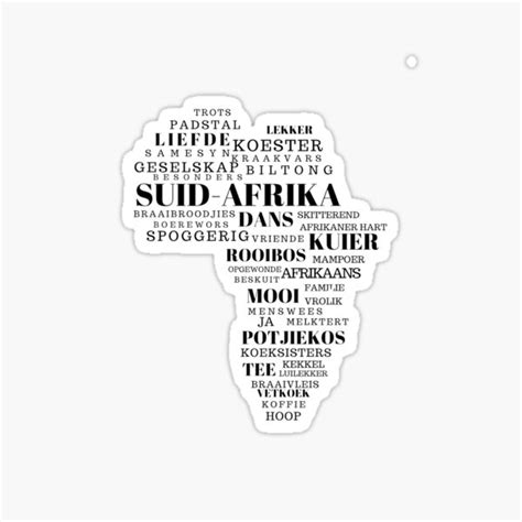 Proudly South African Sticker For Sale By Kallo Kraft Redbubble