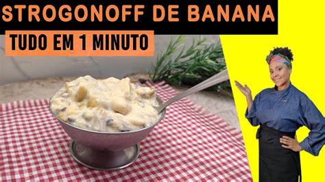 STROGONOFF DE BANANA SOBREMESA DE NATAL YouTube