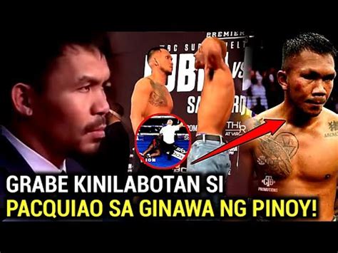 Grabe Kinilabotan Si Pacquiao Pinoy Times Bagsak Sa Hambog Na