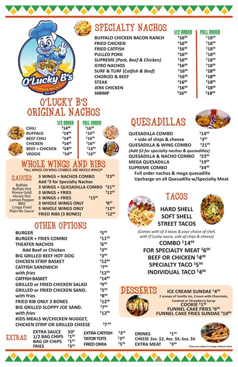 O’Lucky B’s Famous Nachos | Tupelo MS