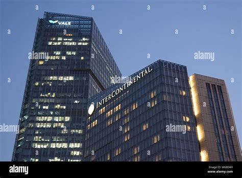 --FILE--View of an InterContinental Hotel in Shanghai, China, 9 March ...