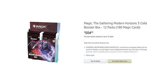 Amazon Unveils $500 MTG Booster Box!?