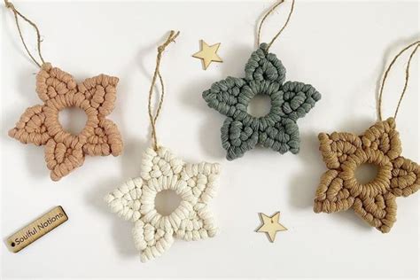 Macrame Christmas Decorations Patterns And Projects Macrame For