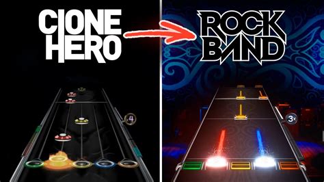 Como Colocar Temas No Clone Hero Rock Band Youtube