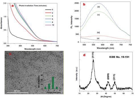 A UV Vis Absorption Spectra Of L Cysteine Passivated CdSe Quantum Dots