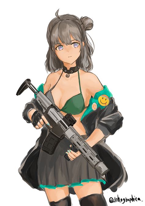 Honey Badger Girls Frontline Drawn By Lithographica Danbooru