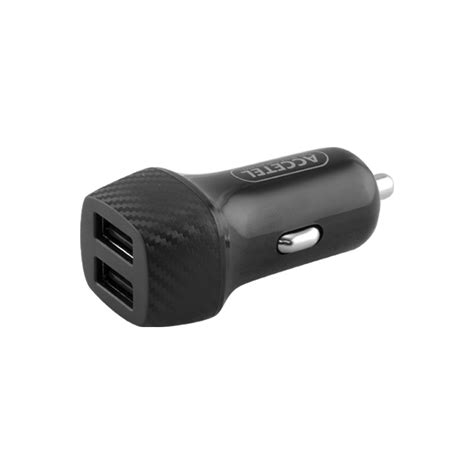 CARGADOR COCHE DUAL USB 3 1A NEGRO