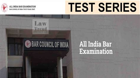 ALL INDIA BAR EXAMINATION AIBE PRACTICE TEST SERIES Part 1 Law Trend