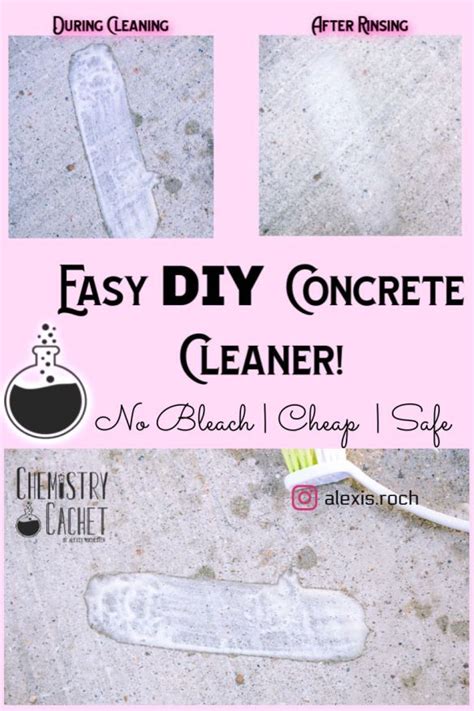 DIY Concrete Patio Cleaner Based On Science! - Chemistry Cachet ...