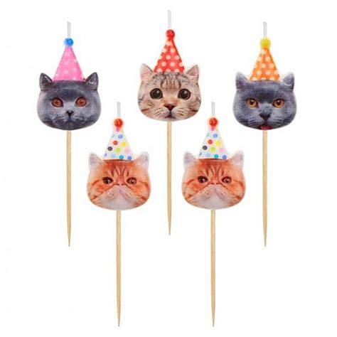 Kaarsjes Katten Alles Voor Een Kinderverjaardag Feestartikelen Be