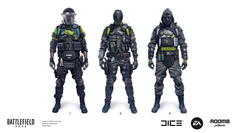 "Battlefield 2042 Specialists Legendary Skins Concept Art" by Mikhail ...