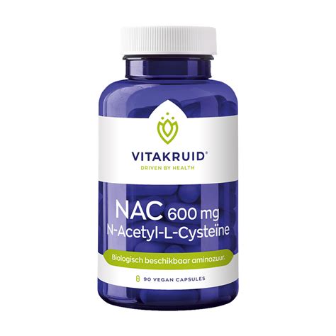 Køb Vitakruid Nac 600 Mg N Acetyl L Cystein Bono